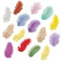 Fj�drar 5 cm, 15-pack, blandade f�rger