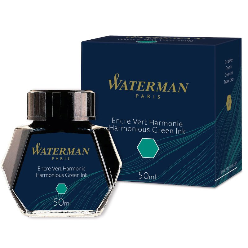 Bläck Waterman - Permanent Green - Tusch & Bläck, Konstnärsfärger