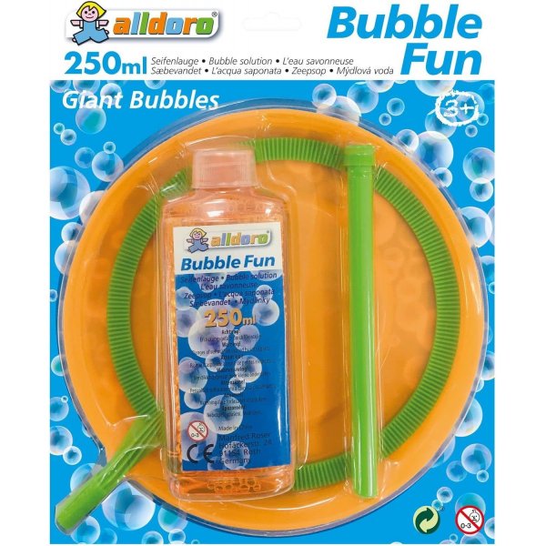 S�pbubbelset XXL ring 21 cm med v�tska 250 ml - Alldoro