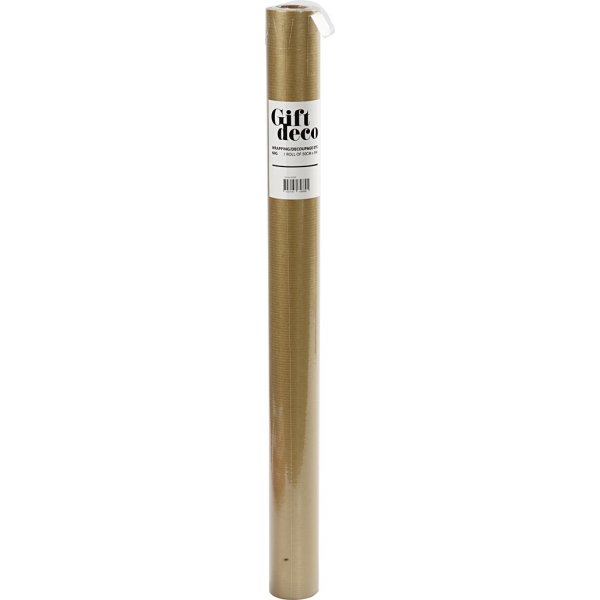 Presentpapper - guld - 5 m Presentpapper - guld - 5 m
