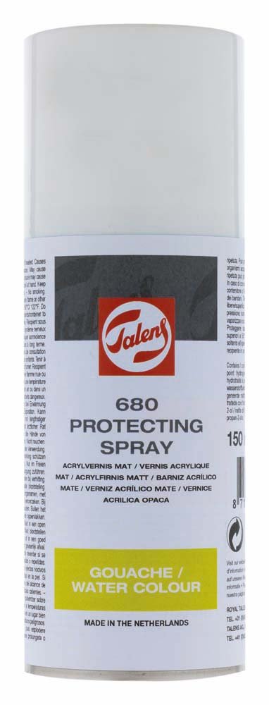 Beskyttelsesspray - 150 ml - Akvarel-lak, Hobbylack, Fernis og kunstner medier til kunstmaling