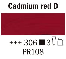 Rembrandt Akrylmaling 40 ml - Cadmium Red Deep - Akrylfarver, Kunstnerfarver