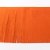 Bord med frynser - Semsket skinn 12 cm - oransje