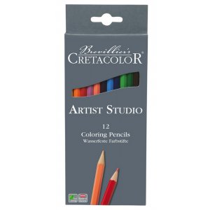 Fargeblyantsett Cretacolor Artist Studio Line - 12 blyanter