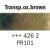 Rembrandt Akvarelmaling/Vandfarver 5 ml - Transparent oxidbrun