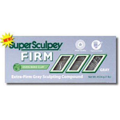 Sculpey Ler Super Firm 450 g - Gray