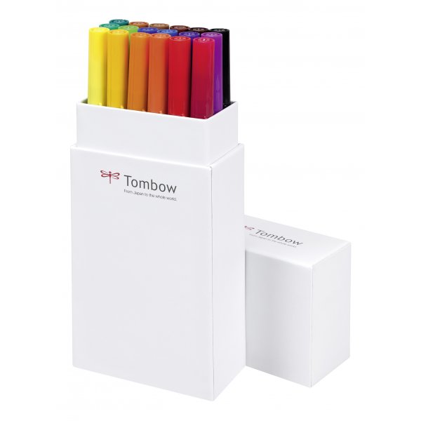 Tombow ABT dobbeltbørstepen Basic 1 18-pak Tombow ABT dobbeltbørstepen Basic 1 18-pak