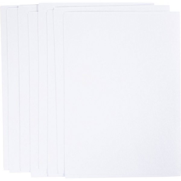 Vattenl�sliga Broderiark A5 Vit 24 ark