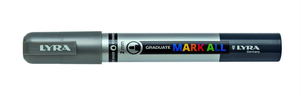 Mark All 2 mm Sølv - Lyra Mark All, Markers, Penne, Penne, kridt & tusch
