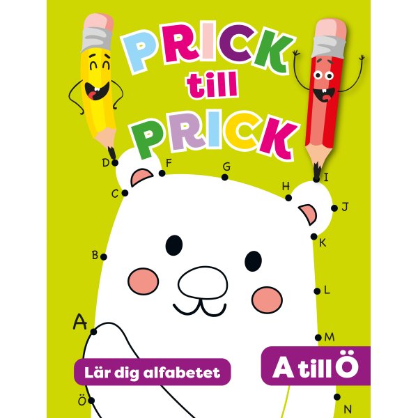 Prikk til prikk lær alfabetet - A til Å hobbybok Prikk til prikk lær alfabetet - A til Å hobbybok