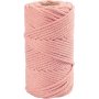 Makrame garn - rosa - 4 mm - 55 m