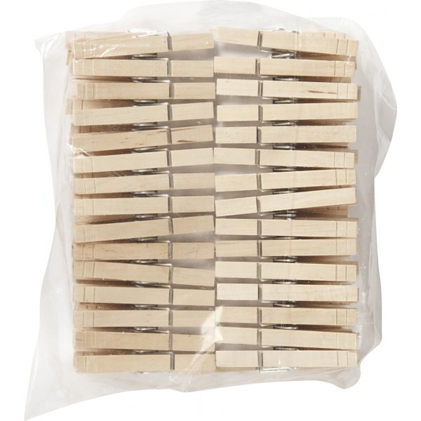 Klädnypor - 80 x 10 mm - 150 st Klädnypor - 80 x 10 mm - 150 st
