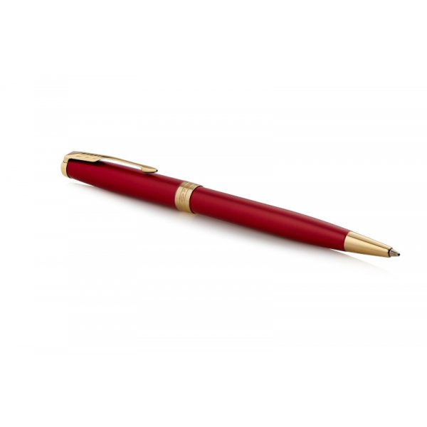 Kulspetspenna Parker - Sonnet Red Lacquer - G.T Ballpen - Medium svart Kulspetspenna Parker - Sonnet Red Lacquer - G.T Ballpen - Medium svart