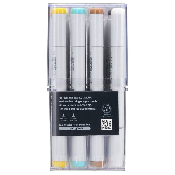 Copic Sketch set - 72 pennor - Basf�rger B