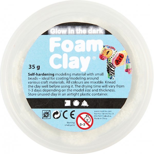 Foam Clay® - glow in the dark - 35 g Foam Clay® - glow in the dark - 35 g