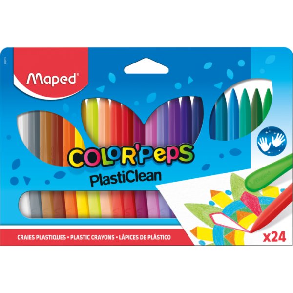 Kritset - Maped - Color\\\'Peps 24 plastkritor Kritset - Maped - Color\\\'Peps 24 plastkritor