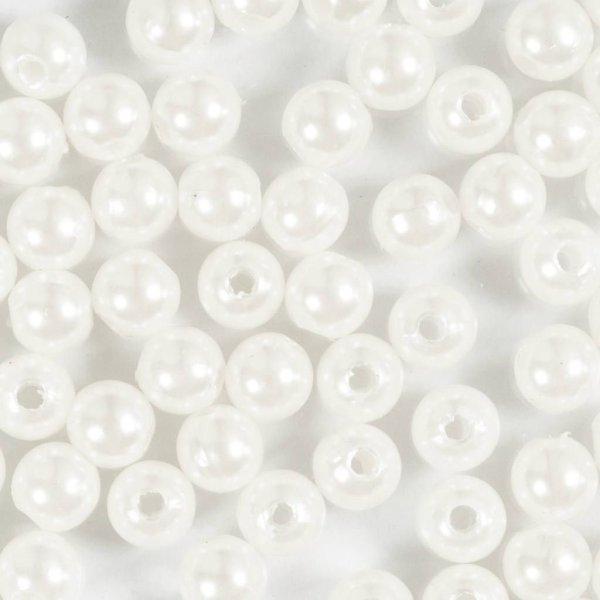 Vaxpärlor pärlemor 6 mm 65 st Vaxpärlor pärlemor 6 mm 65 st