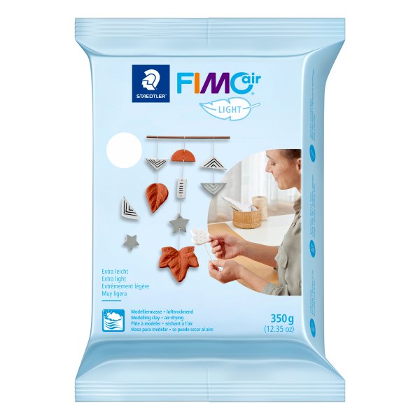 Modelleringsvoks Fimoair Light 350 g Hvid - Lufttørrende Modelleringsvoks Fimoair Light 350 g Hvid - Lufttørrende