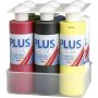 Plus Color Hobbymaling - primrfarger - 6 x 250 ml