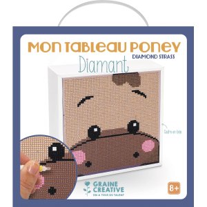 Diamond dots-kit med ponnymotiv Diamond dots-kit med ponnymotiv
