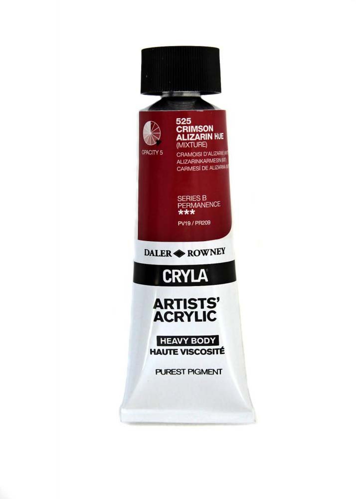 Akrylmaling Cryla 75 ml - Crimson Aliz (Hue) - Akrylfarver, Kunstnerfarver