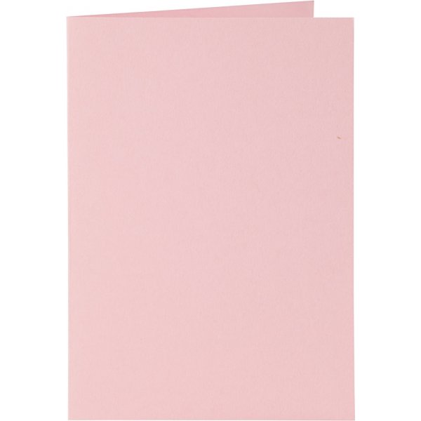 Kort och kuvert - rosa - 11,5 x 16,5 cm - 6 set Kort och kuvert - rosa - 11,5 x 16,5 cm - 6 set