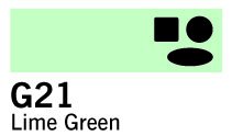 Copic Ciao - G21 - Lime Green - Tuschpenne, Penne, Penne, kridt & tusch