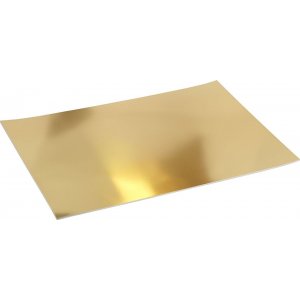 Metallkartong - guld - A2 - 10 ark