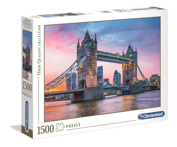 Puslespill HQ Kolleksjon 1500 brikker - Tower Bridge i solnedgang