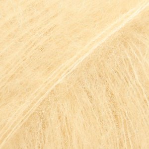 DROPS Kid-Silk Uni Colour garn 25g - Vanilj (29)