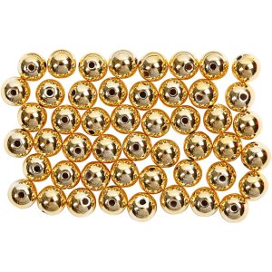 Vaxpärlor 5 mm Guld 100 st Vaxpärlor 5 mm Guld 100 st