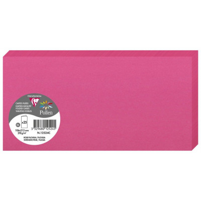 Pollen Dobbeltkort 106x213 - 25-pakning - Intens rosa