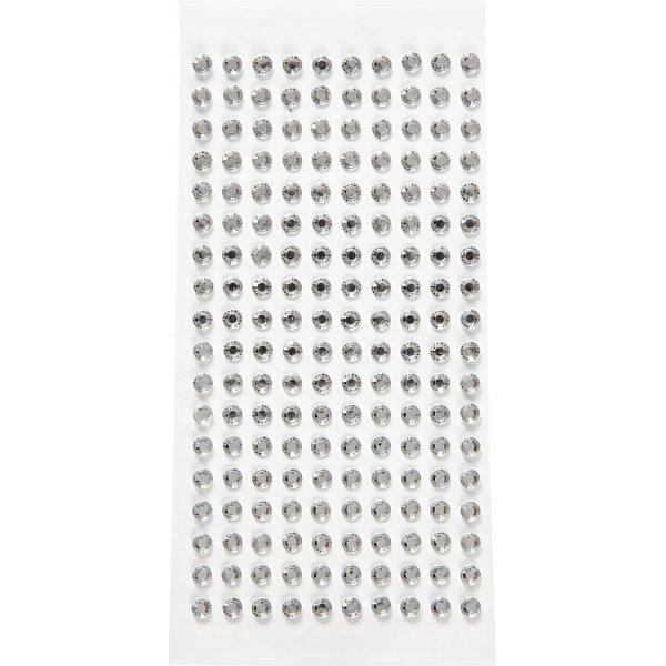 Rhinstenar - silver - Ø5 mm - 144 st Rhinstenar - silver - Ø5 mm - 144 st
