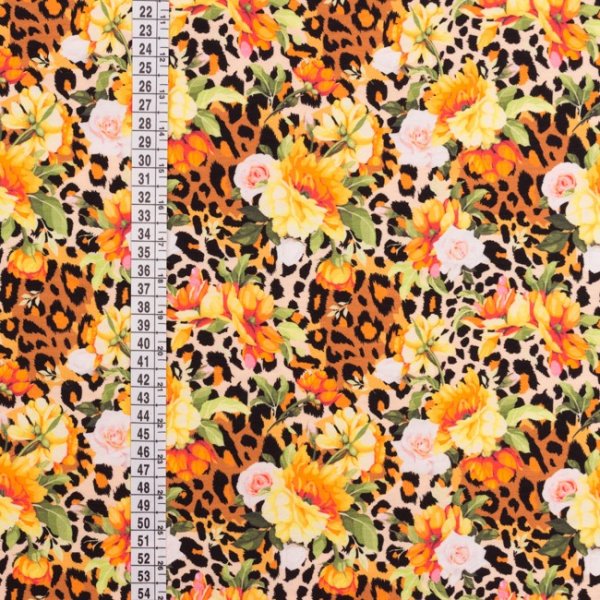 M�nstrad Trik� 160 cm - Farliga Blommor Brun