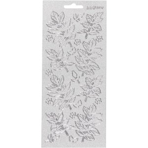 Klisterm�rkeark 10x23 cm S�lv - 1 ark