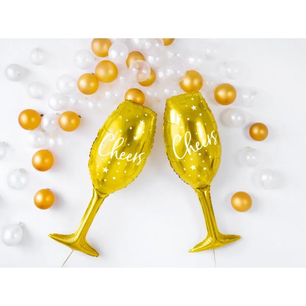 Ballonger strong ca 30 cm metallic guld - 10-pack Ballonger strong ca 30 cm metallic guld - 10-pack