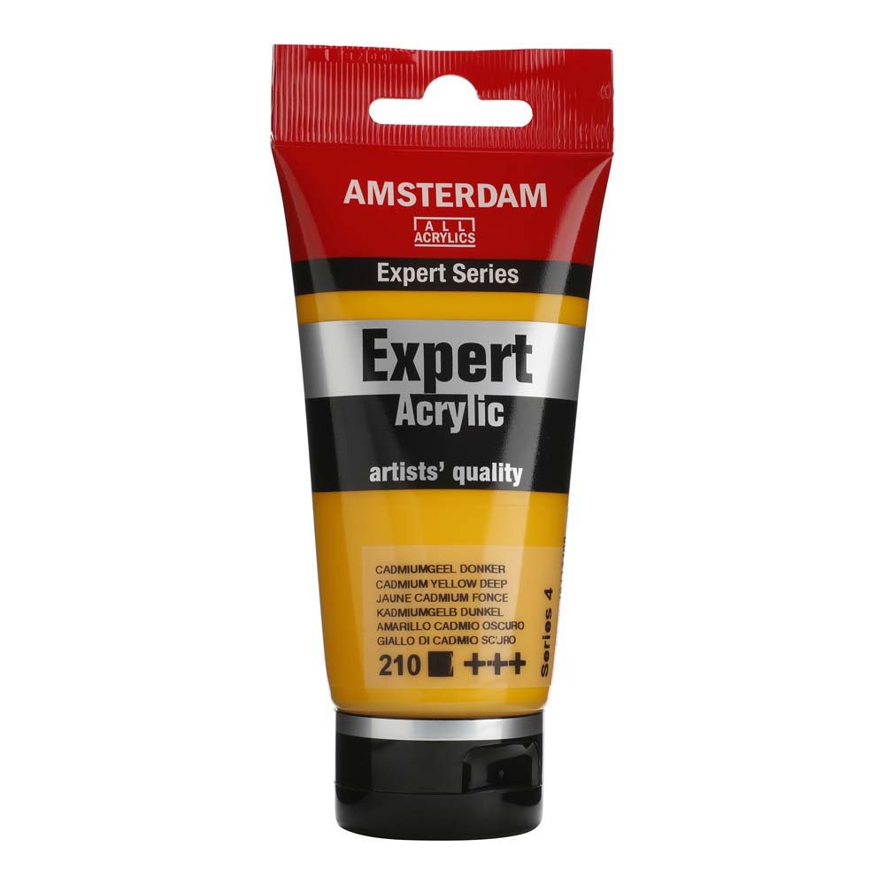 Amsterdam Acrylic Expert - 75 ml Cadmium Dyb Gul - Akrylfarver, Kunstnerfarver