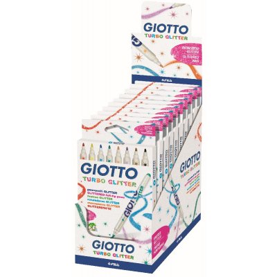 Tuschpenna Giotto Glitter - 8-pack