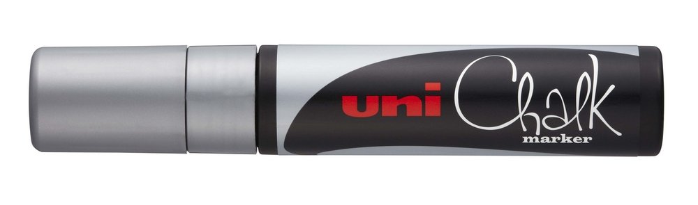 Uni Chalk Marker PWE-17K - Sølv (805) - Øvrige Markers, Markers, Penne, Penne, kridt & tusch