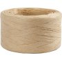 Raffia Papirgarn - sand - 100 m