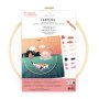 Punch needle-kit med koifisk, 25 cm