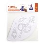 Dekorera hattar med rymdtema, 6-pack Dekorera hattar med rymdtema, 6-pack