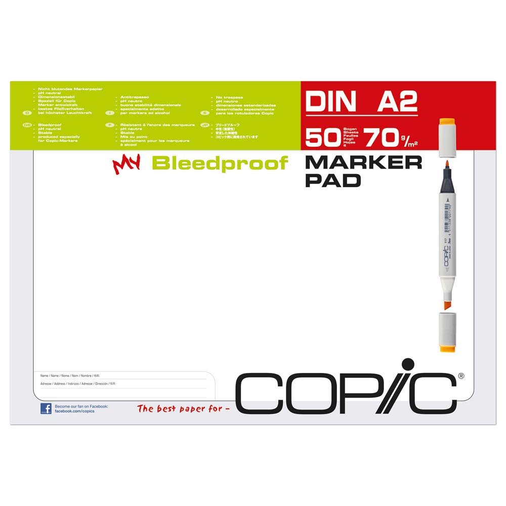 Copic Marker Pad - A2 - Tusch blok, Blok