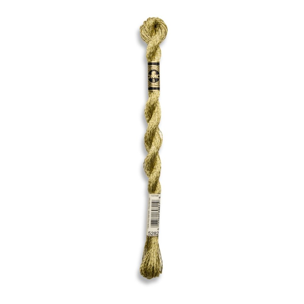 DMC Pearl Cotton Art. 315/5 Metallic, 5282 Or Guld - Broderigarn, Garn, Sticka & virka