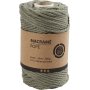 Makrame garn - mosegrnt - 4 mm - 55 m