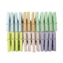 Träklämmor pastellfärgade 25 mm, 24-pack Träklämmor pastellfärgade 25 mm, 24-pack