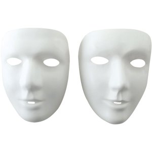 Mask med dekorvänligt material, 10 st av varje kön Mask med dekorvänligt material, 10 st av varje kön