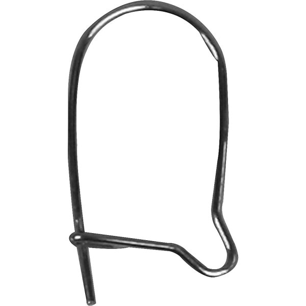 Forsølvede ørekroker 15 mm 10 stk Forsølvede ørekroker 15 mm 10 stk