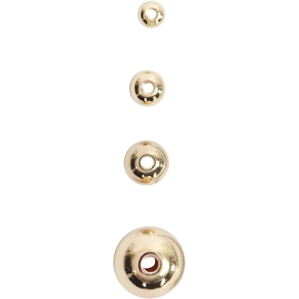Vaxpärlor 2,7 mm Guld 150 st Vaxpärlor 2,7 mm Guld 150 st