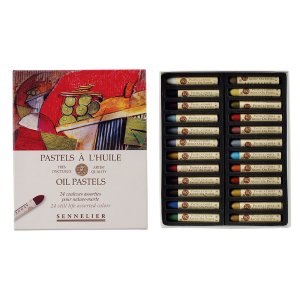 Oljepastell Sennelier 5ml Stilleben - 24 färger Oljepastell Sennelier 5ml Stilleben - 24 färger